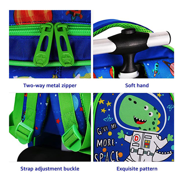 2023 Kids Trolley Bag School Backpack Sets