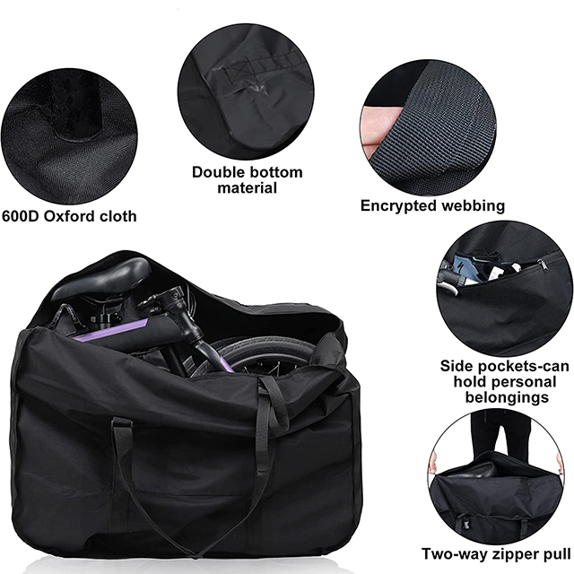 Folding Bike Carry Bag 20 Inch Travel Bicycle Storage Bag