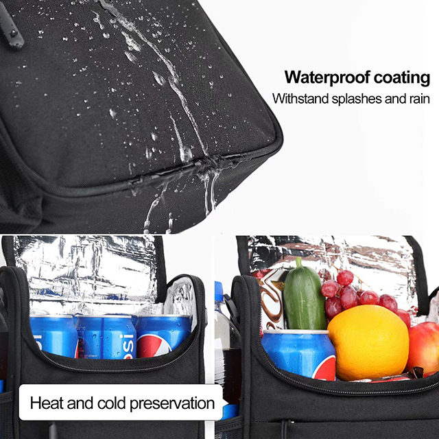 Multifunction Bicycle Front Tube Bag with Shoulder Strap