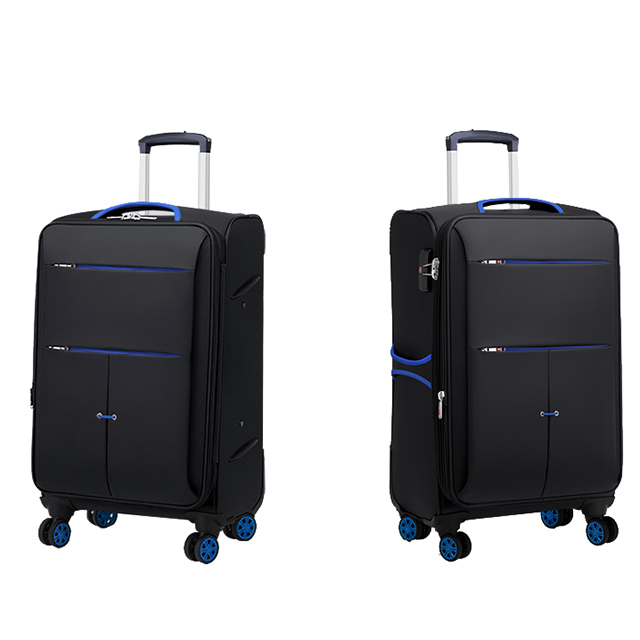 Softside Luggage with 4 Spinner Wheels Men and Women