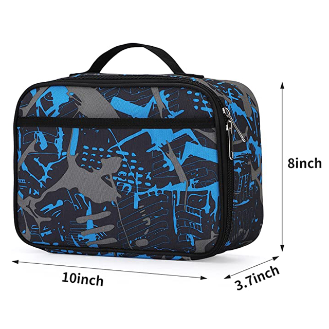 Large Capacity School Backpack With Lunch Bag