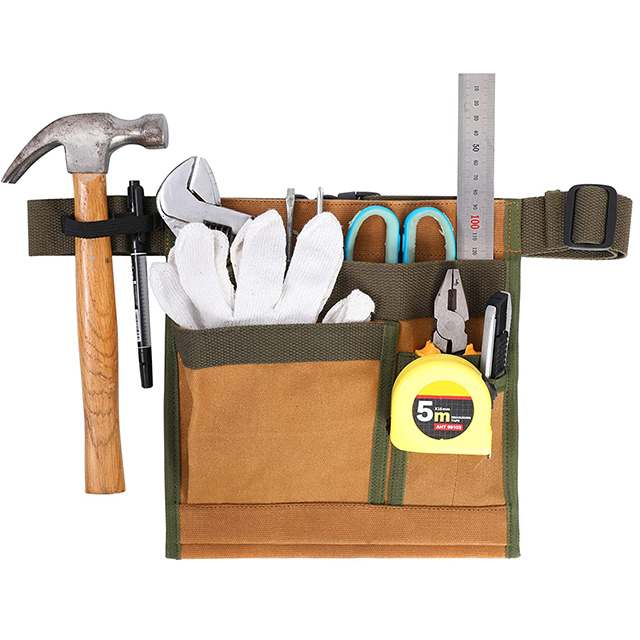 Heavy Duty 16OZ Waxed Canvas Tool Waist Pouches