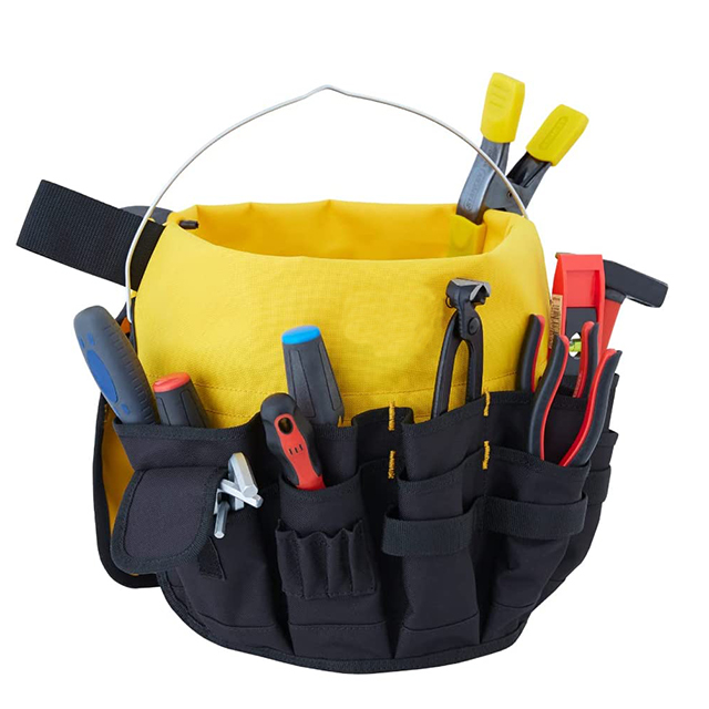 Bucket Organizer Tool Bag With 40 Pockets