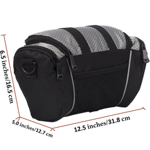 5L Capacity Bike Front Handlebar Bag Bicycle Basket Cycling Accessories Pack