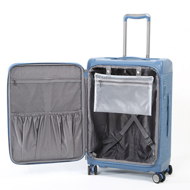 3 Piece Softside Carry-On Spinner Luggage Suitcase Set