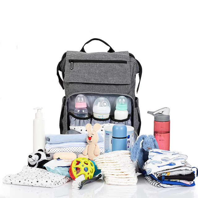 Unisex Functional Baby Diaper Bag Backpack 