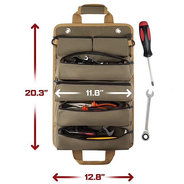 Small Tool Bag With Detachable Pouches