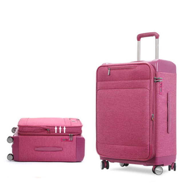 Luggage 4 Piece Set Suitcase with TSA lock spinner softshell 